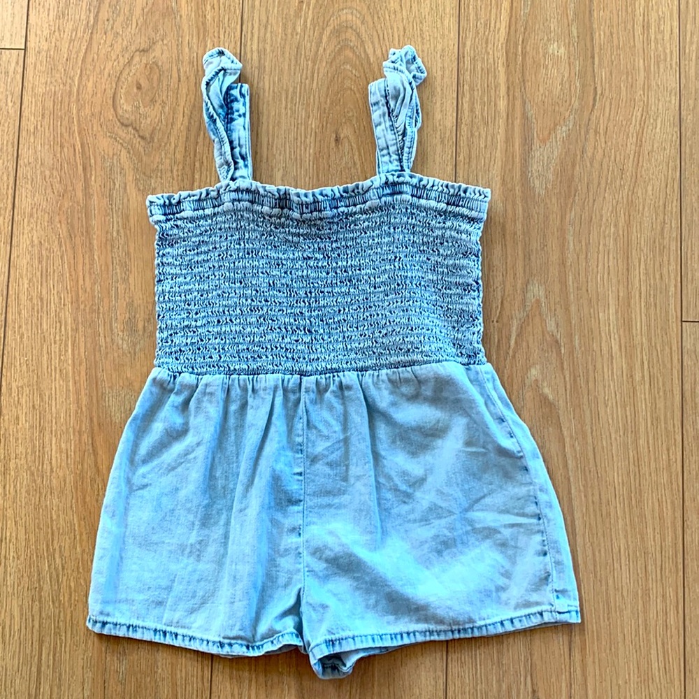 Girls Gap Denim Romper